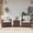 Brown + beige cushion, variant on Outdoor Wicker Chairs,3 Pieces Patio Furniture Set,All Weather High Back Rattan Chairs w/Washable Cushion and Tempered Glass Tabletop for Deck Porch Balcony Backyard Garden