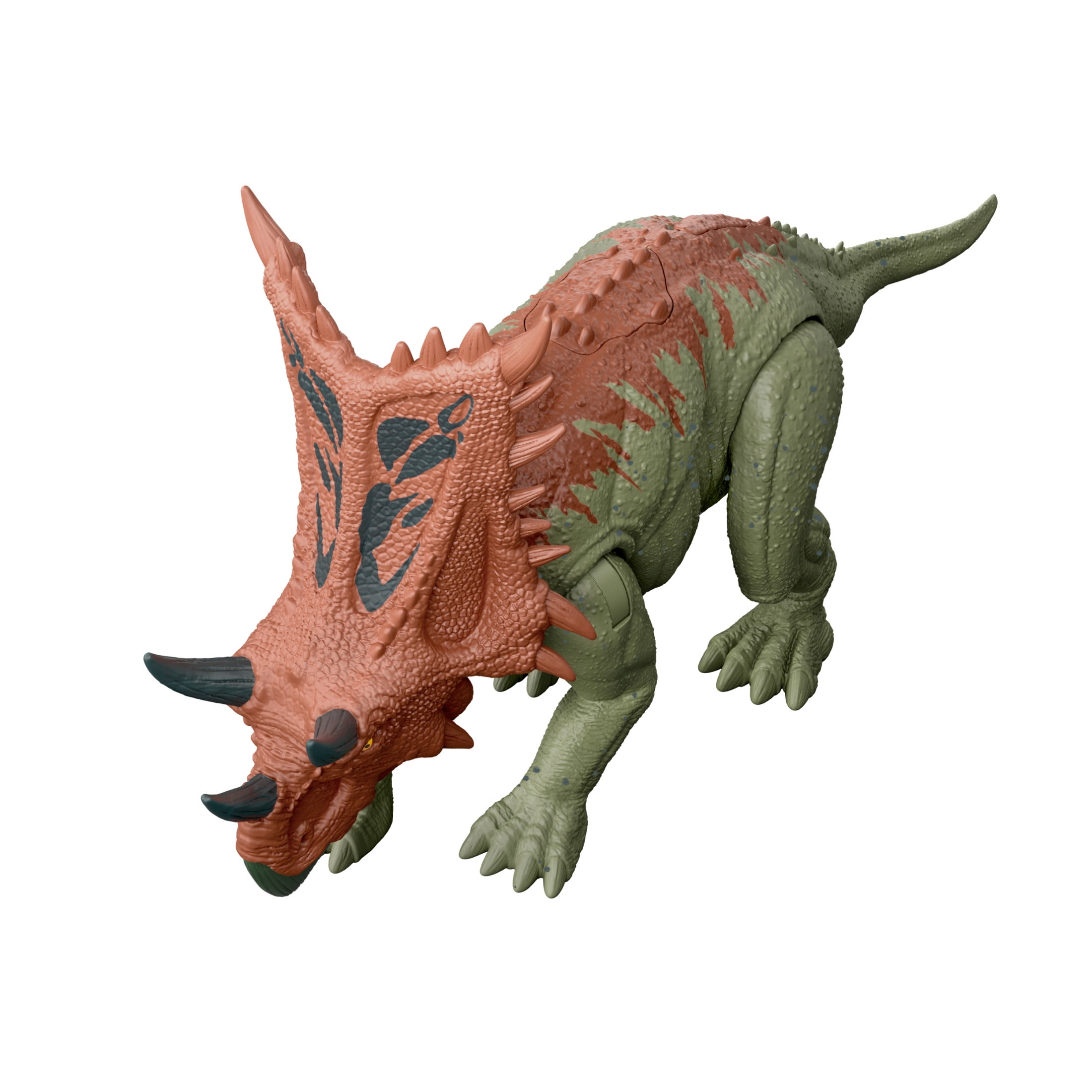Jurassic World Strike Attack Chasmosaurus Dinosaur Action Figure Toy with Single Strike Action