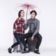 thumbnail image 3 of Paraguas Con Estampado De Cereza, Paraguas De Lluvia Transparente Portátil Plegable Con Tres Paraguas Plegados Para Fotografía Rosa, 3 of 6