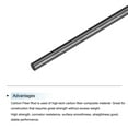 thumbnail image 4 of Carbon Fiber Rod 4.5mm x 300mm for RC Plane DIY Tool Wing Tube Quadcopter Arm Pack of 4, 4 of 5