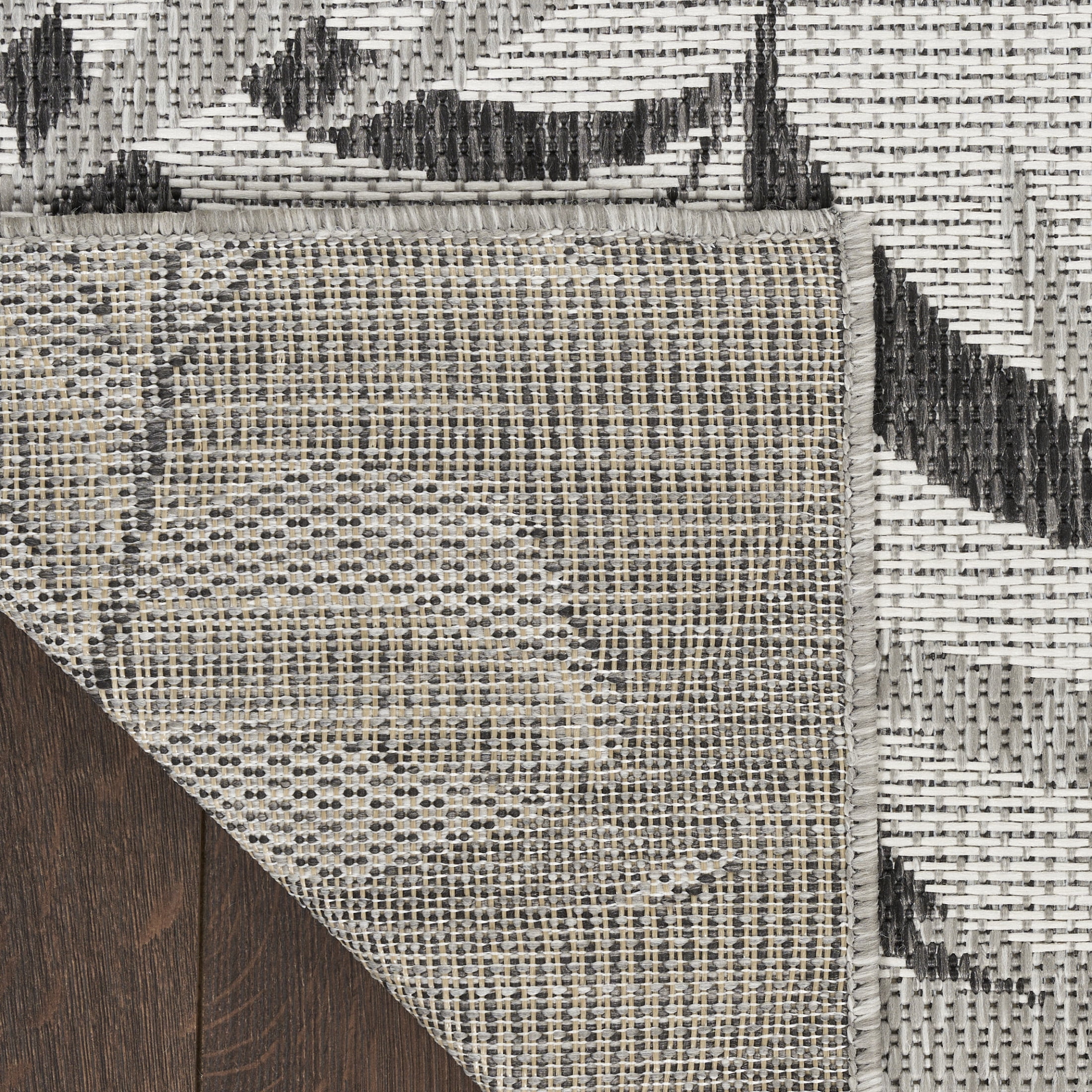 Nourison Garden Oasis 10' x 14' Grey Tropical Rug