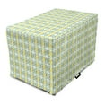 thumbnail image 1 of Geometric Dog Crate Cover, Modernistic Continuous Pattern with Pastel Tone Octagons and Squares, Easy to Use Pet Kennel Cover Small Dogs Puppies Kittens, 7 Sizes, Yellow and Pale Green, by Ambesonne, 1 of 6