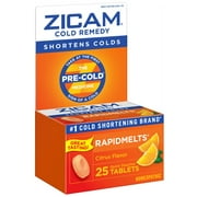 Zicam Ultra Cold Remedy Bi-Layer RapidMelts Quick Dissolve Tablets Orange Cream Flavor