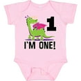 thumbnail image 3 of Inktastic First Birthday Girl Dragon Girls Baby Bodysuit, 3 of 5