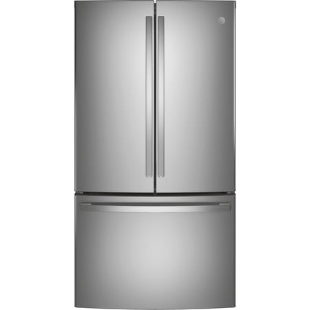 GE GNE29GYNFS 28.7 Cu. Ft. Freestanding French Door Refrigerator