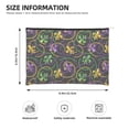 thumbnail image 4 of Haiem Mardi Gras6 Music Lover Merch Makeup Bag, Cosmetic Bag,Singer Fans Cosmetic Bag, Portable Stationary Storage Organizer, Travel Makeup Bag, 4 of 8