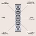thumbnail image 4 of JONATHAN Y MODERN PERSIAN 2 x 8 Runner Rug, Cherie French Cottage - Black/Cream, MDP505D-28, 4 of 10