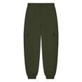 thumbnail image 6 of Sweatpants Women Cargo Pants for Women High Waisted Hiking Pants Baggy Stretchy Wide Leg Streetwear with 6, 6 of 6