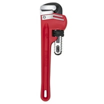 Steelman 10-Inch Heavy-Duty Cast Iron Straight Handle Pipe Wrench 60883