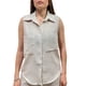 thumbnail image 4 of YARETNI MODA Conjunto Para Dama Pantalon Y Camisa Sin Mangas Rayado, 4 of 5