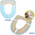 thumbnail image 3 of 4 Uds. Cojín para asiento de inodoro, cojín para asiento de inodoro lavable más grueso, alfombrilla para invierno, 3 of 5