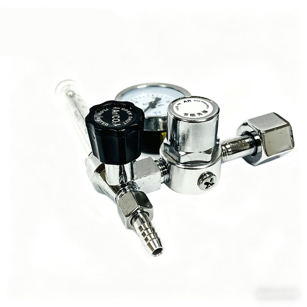 Miiottaa Industrial CO2 Gas Argon Regulator with Double Gauge For Welding Equipments