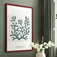 thumbnail image 5 of Matisse CDXXVII in Red Solid Wood Framed Print No Nail Hanging, 5 of 6
