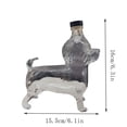 thumbnail image 5 of Cadancy Yorkshire Terrier Shape Whiskey Glass Bottle, Novelty Liquor Container for Bourbon Scotch, Unique Bar Cart Decor Gifts for Pet Lover, 5 of 5