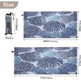 thumbnail image 3 of Coolnut Blue Palm Leaves Stripe Microfiber Beach Towel 60x30in,Oversized Lightweight Sand Free Towels Travel Swim Pool Yoga Gym Camping for Adults Women Men Beach Essentials Accessories, 3 of 6