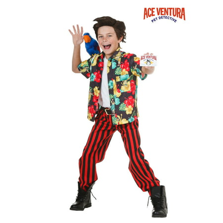 Child Ace Ventura Costume with Wig