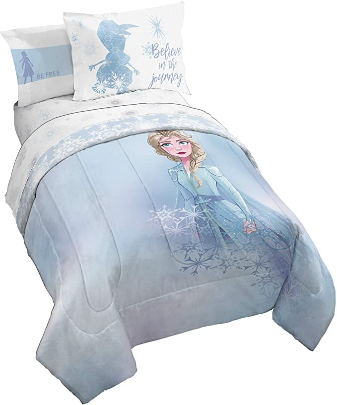 Jay Franco Disney Frozen 2 Elsa Color, Elsa Twin Bed Sheets