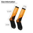 thumbnail image 2 of Fotbe tractor cultivating the land print Women's Men's Novelty Crew Socks Cotton Socks Knee High Socks for Walking,Running,Nurses,Pregnancy, 2 of 6