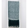thumbnail image 4 of Super Soft Teal Handloomed Throw Blanket, 4 of 4