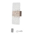 thumbnail image 4 of Aplique de pared moderno de acrílico con LED, luminaria decorativa ajustable. Patrón de piedra, 4 of 8