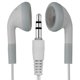 thumbnail image 1 of Auriculares LowCostearBuds.com, paquete de 25 unidades, blanco/gris, 1 of 2