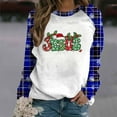 thumbnail image 2 of My Items Talove Long Sleeve Shirts for Women Funny Graphic Sweatshirt Fall Fashion Must Haves 2025 Dressy Casual Business Blouses Womens Tops Long Sleeve Casual Christmas Shirts, 2 of 4