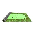 thumbnail image 2 of Ahgly Company Indoor Square Oriental Green Modern Area Rugs, 7' Square, 2 of 4
