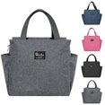 thumbnail image 1 of Adult Children Storage Thickened Lunch Box Portable Lunch Bag Grey, 1 of 5