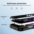 thumbnail image 5 of Phone Case Compatible with iPhone 17 Pro, [Compatible with MagSafe] Stable Camera Stand Magnetic Kickstand Anti-fall Multi-layer Protection for iPhone 17 Pro, B, 5 of 10