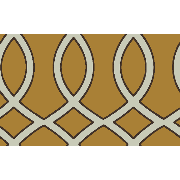 Waverly Inspirations 45" 100% Cotton Printed Birds Sewing & Craft Fabric By The Yard, Gold And Off-White