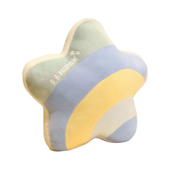 Star Shaped Plush Pillow Colorful,Rainbow Cushion Sofa Home Decoration Throw for Chair Sofa,Living Room