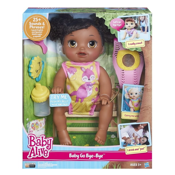 Baby Alive Baby Go Bye Bye African American Walmart
