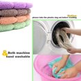 thumbnail image 3 of Pcs Soft Toilet Seat Cover Pad Thicker Washable Cloth Different Colors, 3 of 4