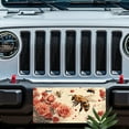 thumbnail image 5 of License Plate, Bees and Roses with "Bee Mine" Decorative Front,Personalized Stainless Steel License Plate Cover For Men Women,12.2" X 6.2", 5 of 6