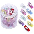 thumbnail image 1 of 100pcs Multi-functional Color Sewing Clip, Suitable For Sewing And Binding, Crafts, Knitting, Crochet Tools, Folder Accessories, 1 of 5