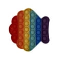 thumbnail image 4 of HDTech Rainbow Shell Shape Push Pop Bubble Sensory Fidget Toy for Kids, 4 of 5