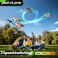 thumbnail image 5 of WonderStone Large Brushless RC Airplane, Foam Remote Control Jet with LED Lights, Modular Battery, Level 3–4 Wind Resistance, 2.4GHz Toy Plane Gift for Kids Ages 8–12, 5 of 11