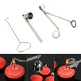 thumbnail image 4 of 3 in 1 Candle Accessory Set, Candle Wick Trimmer Cutter Stainless Steel Candle Snuffer Dipper Wick Care Kit, 4 of 7