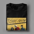 thumbnail image 5 of Camiseta de la banda musical de Sonic Youth para hombre, 100 % algodón, camisetas increíbles, camiseta de cuello redondo, camisetas de manga corta, camisetas únicas, 5 of 5