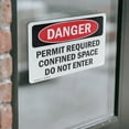 thumbnail image 4 of (2 Pack) Permit Required Confined Space Do Not Enter OSHA Danger Sign, 4 of 7