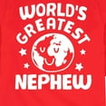 thumbnail image 3 of Instant Message - World's Greatest Nephew - Toddler And Youth Long Sleeve Graphic T-Shirt, 3 of 6
