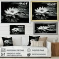 thumbnail image 4 of Designart "Blooming Lotus Among Lily Pads" Lotus Floater Framed Wall Decor, 4 of 5