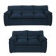 thumbnail image 1 of Sala 3-2 Cosmo 2 Piezas ( Sofá, Love Seat ) Azul para Sala, 1 of 12