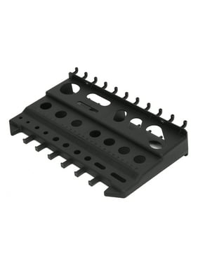 Hyper Tough 11-inch Multi-Tool Tray, Plastic Pegboard, Garage Storage, Black