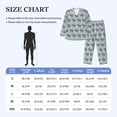 thumbnail image 4 of Fotbe Sea Otter Pijama de Hombre con Estampado de Manga Larga, Conjunto de 2 Piezas, Ropa de Dormir Suave y Cómoda con Bolsillos-Medium, 4 of 7
