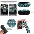 thumbnail image 6 of KUIFORTI Tribal Aztec Car Seat Cover Set Set 15 Pcs Automotive Front Seat & Bench Back Seat Cover Durable Anti Slip Universal Fit for Vehicles,Cars,Suvs,Vans,Sedans, 6 of 7