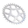 thumbnail image 3 of Bike Chainring,Aluminium Alloy Hollow Single 32T Round Chainwheel Positive and Negative Tooth Disc Chainring, 3 of 7