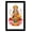 Black, variant on IBA Indianbeautifulart Goddess Lakshmi Picture Frame Religious Poster Black Wall Frame Deity Photo Frame Wall Decor For Home/ Office/ Temple-6 x 8 Inches