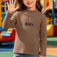 thumbnail image 5 of Hurxie Girls Half Turtleneck Long Sleeve Knit Slim Sweater Pullover Tops 3-4 Years, 5 of 7
