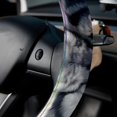 thumbnail image 5 of Wolf 14.5 Inch Printing PVC Leather Car Wheel Cover Steering Wheel Cover Steering Wheel Covers Auto Accessories, 5 of 6